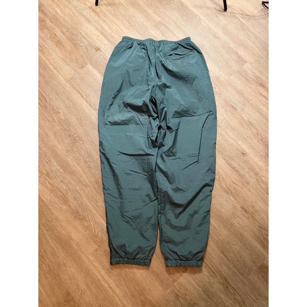 Vintage Nike Track Pants Mens Medium Green Nylon Windbreaker Joggers Y2K - Picture 4 of 5